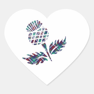 Scotland Gifts Scottish Thistle Tartan Pset Gift Hart Sticker