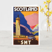 Scotland greeting card kaart (Gele Bloem)