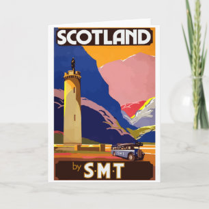 Scotland greeting card kaart