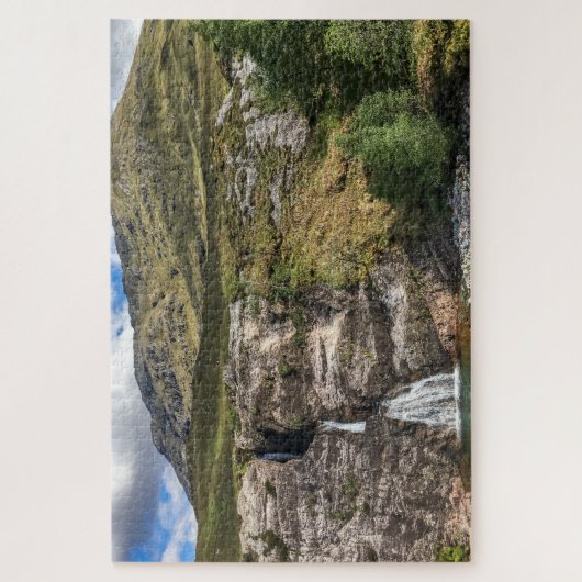 Scotland Jigzaag Puzzle - waterfall Glencoe Legpuzzel (Verticaal)
