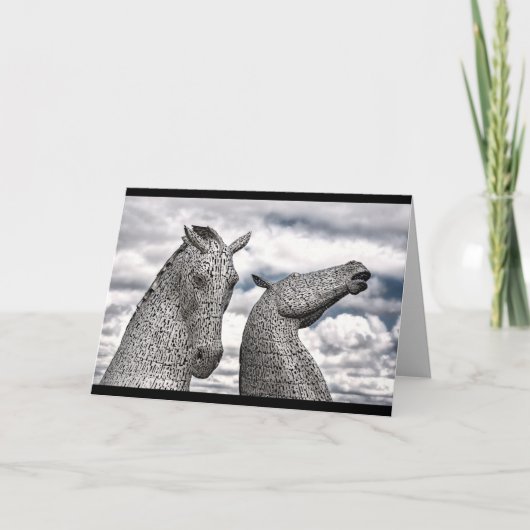 scotland kelpies carte de voeux (Devant)