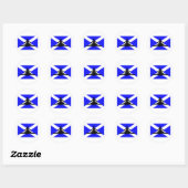 Scotland Leap Ronde Sticker (Vel)