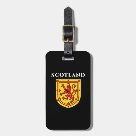 Scotland Lion Rampant Bagagelabel (Voorkant verticaal)