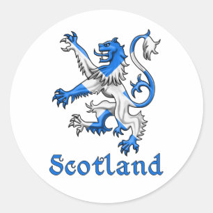 Scotland Lion Rampant Ronde Sticker