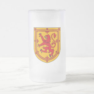 Scotland Lion Rampant Shield Matglas Bierpul