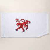 Scotland Lion Rampant Strandlaken (Voorkant)