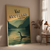 Scotland Loch Ness Monster Poster