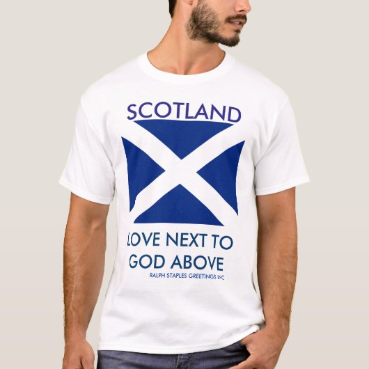 SCOTLAND LOPEN T-SHIRT (Voorkant)