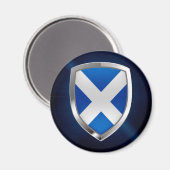 Scotland Metallic Emblem Magneet (Voorkant / Achterkant)