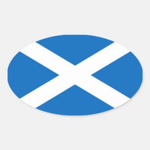SCOTLAND OVALE STICKER
