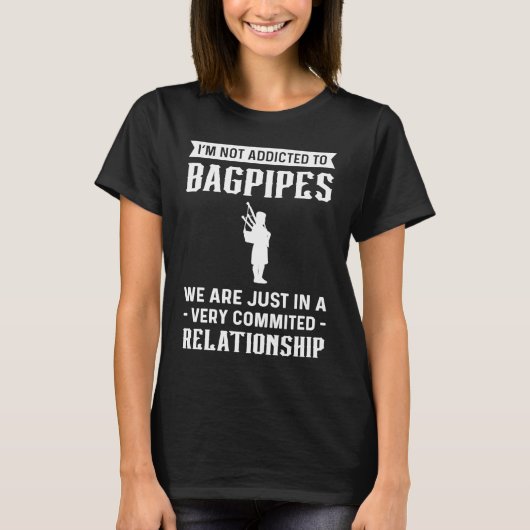 Scotland Pride Bagpiping Bagpiper Bagpipe Player T-shirt (Voorkant)