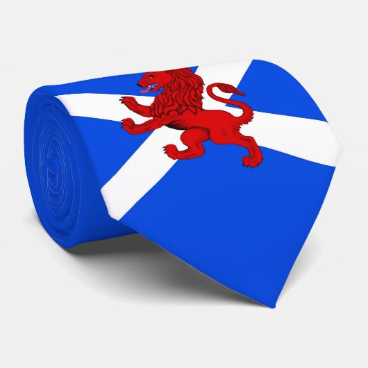 Scotland Rampant Lion flag Stropdas (Opgerold)