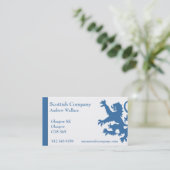 Scotland Rampant Lion Visitekaartje (Staand voorkant)