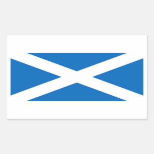 SCOTLAND RECHTHOEKIGE STICKER
