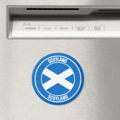 Scotland Round Emblem Magneet (Insitu (Vaatwasser))