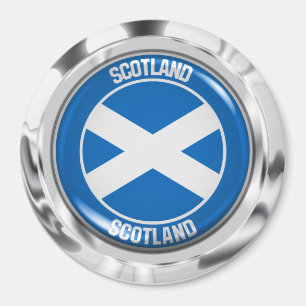 Scotland Round Emblem Magneet