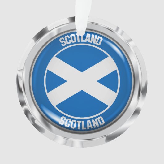 Scotland Round Emblem Ornament (voorkant)