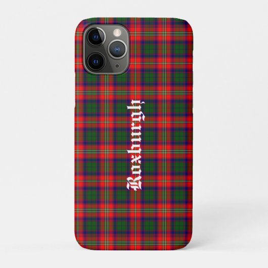 Scotland Roxburgh District Tartan Gepersonaliseerd Case-Mate iPhone Case (Achterkant)