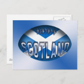 Scotland Rugby Ball Briefkaart (Voorkant / Achterkant)
