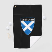 Scotland Shield Golfhanddoek (Insitu)