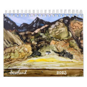 Scotland Skye Art original Peintures Calendrier (Protection)