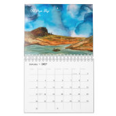 Scotland Skye Art original Peintures Calendrier (Jan 2027)