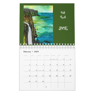 Scotland Skye Original art Paintings Calendar Kalender