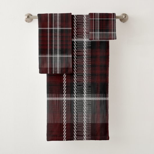 Scotland Tartan Burgundy Grey Plaid Celtic (En situation)