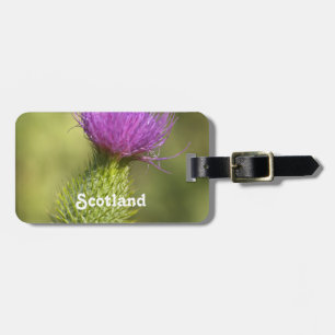 Scotland Thistle Bagagelabel
