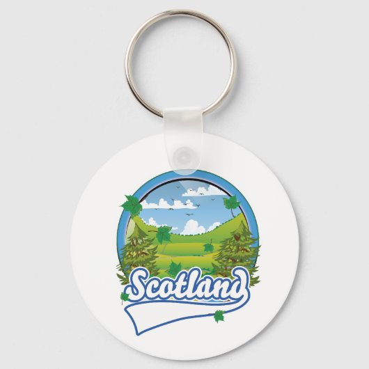 Scotland Travel logo Sleutelhanger (Voorkant)