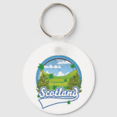 Scotland Travel logo Sleutelhanger (Achterkant)