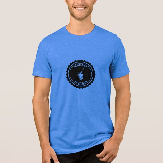 Scotland Tri-Blend Shirt (Voorkant)