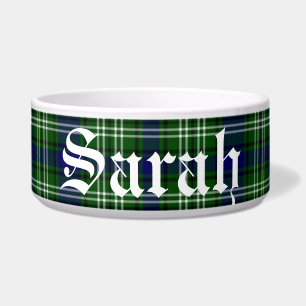 Scotland Tweedside District Tartan Pet Voerbakje