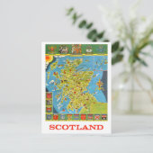 Scotland vintage travel Carte postale (Debout devant)