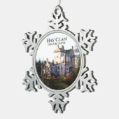 Scots Hay Clan Castle Snowflake Ornement d'eau (Vue impression)