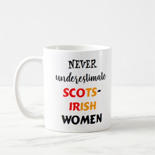 scots-irish women coffee mug (Gauche)