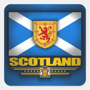 Scots Pride Vierkante Sticker