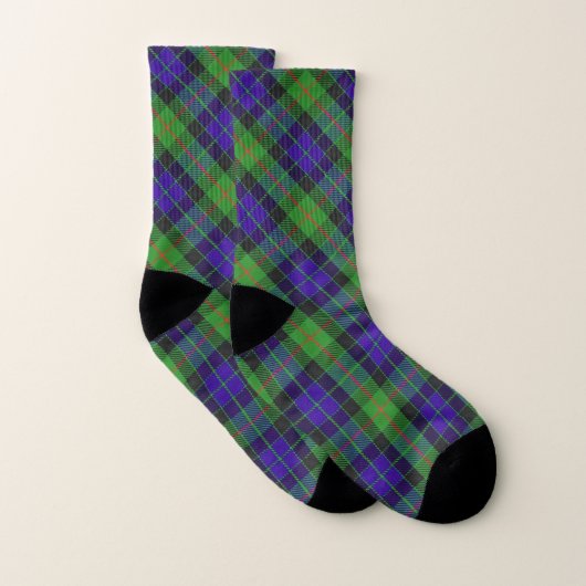 Scots Style Clan Gunn Tartan Plaid (Paire)
