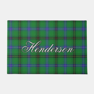 Scots Vista Clan Henderson Tartan Plaid Deurmat
