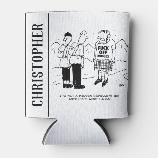 Scotsman heeft een nieuwe methode om muggen af te blikjeskoeler (Voorkant)