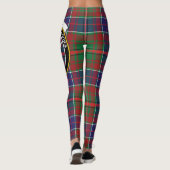 Scotstee Clan Adam Ancient Crest Tartan Vrouwen Leggings (Achterkant)