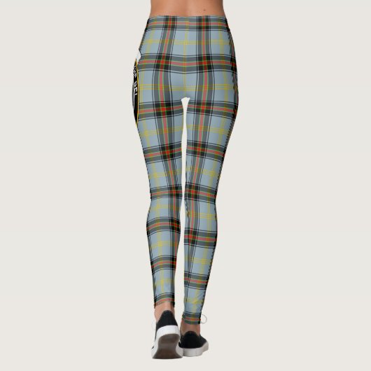 Scotstee Clan Bell Crest Tartan Femmes Leggings (Dos)