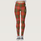 Scotstee Clan Bruce Crest Tartan Femmes Leggings (Devant)