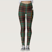 Scotstee Clan Buchan Ancient Crest Tartan Vrouwen Leggings (Voorkant)