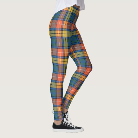 Scotstee Clan Buchanan Ancient Tartan Women Leggin Leggings (Rechts)