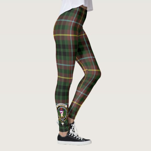 Scotstee Clan Buchanan Hunting Crest Tartan Vrouwe Leggings (Rechts)