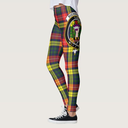 Scotstee Clan Buchanan Modern Crest Tartan Vrouwen Leggings (Links)