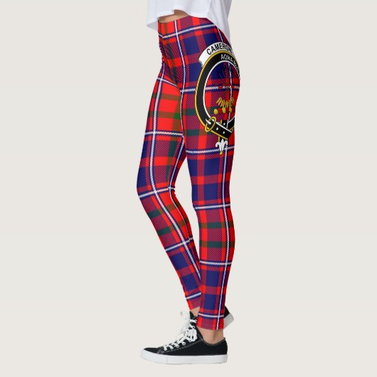 Scotstee Clan Cameron van Lochiel Modern Crest Leggings (Links)