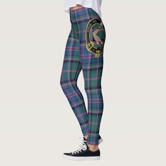 Scotstee Clan Cooper Crest Tartan Femmes Leggings (Gauche)
