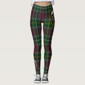 Scotstee Clan Crosbie Crest Tartan Vrouwen Legging (Voorkant)